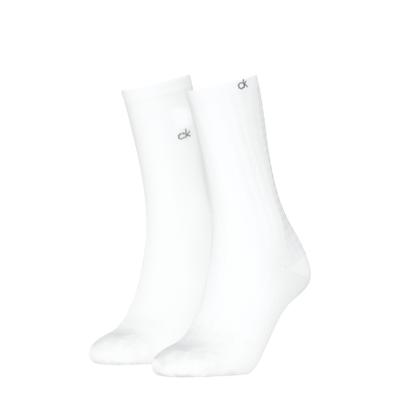 Socken CALVIN KLEIN, Damen, weiß, Obermaterial: 66% Baumwolle, 32% Polyamid, 2% Elasthan, Socken Socken