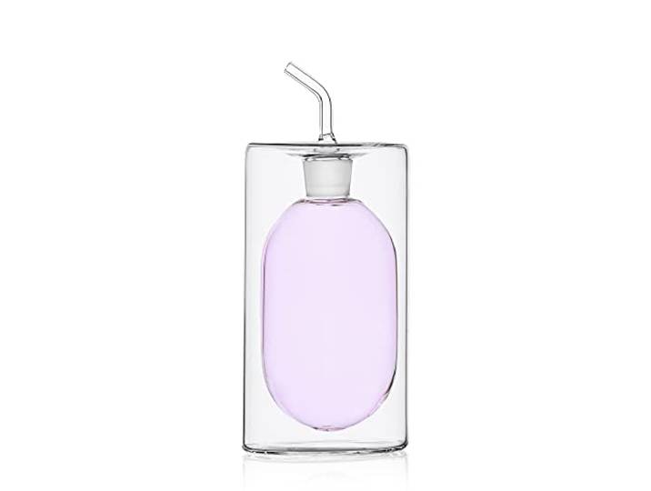 Ichendorf Milano dubbelwandige oliekan roze 250 ml collectie cilinder kleur dubbelwandig