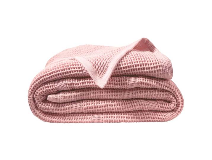 Couverture tempérée en coton rose thé 250x270cm