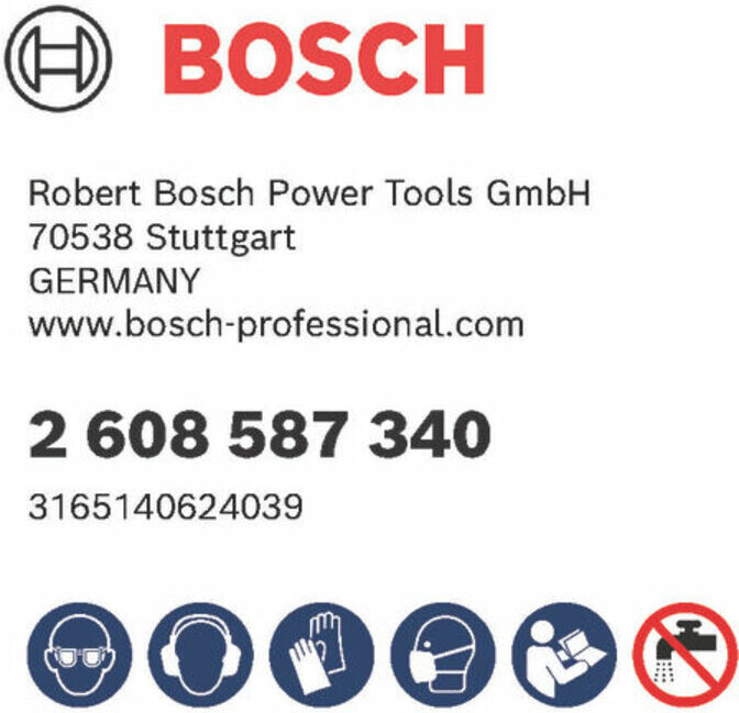 Bosch Diamanttrockenbohrkrone G 1/2", Standard for Universal 65 mm 150 mm 4, 7 mm (2608587340)