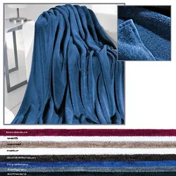 Kuscheldecke Warm Up royalblau Microfaser 150 x 200 cm