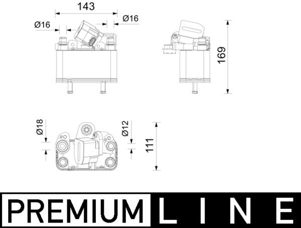 Mahle Chiller Ach 5 000p Für Bmw