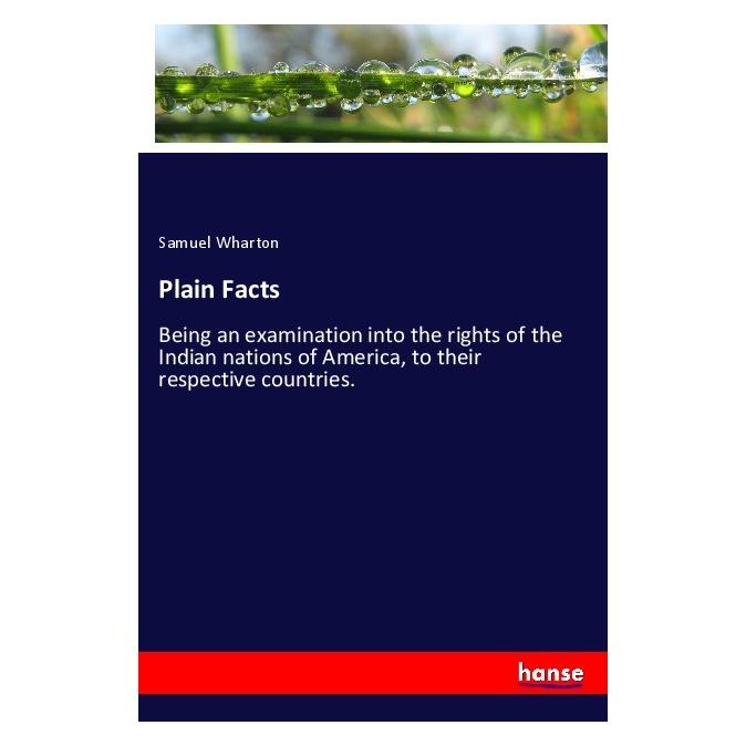 Hansebooks Plain Facts (Englisch, Softcover, Samuel Wharton) (56044391)