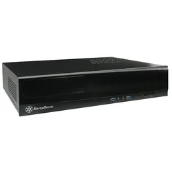 Silverstone Milo ML03B (mATX, Mini-ITX), PC Gehäuse, Schwarz