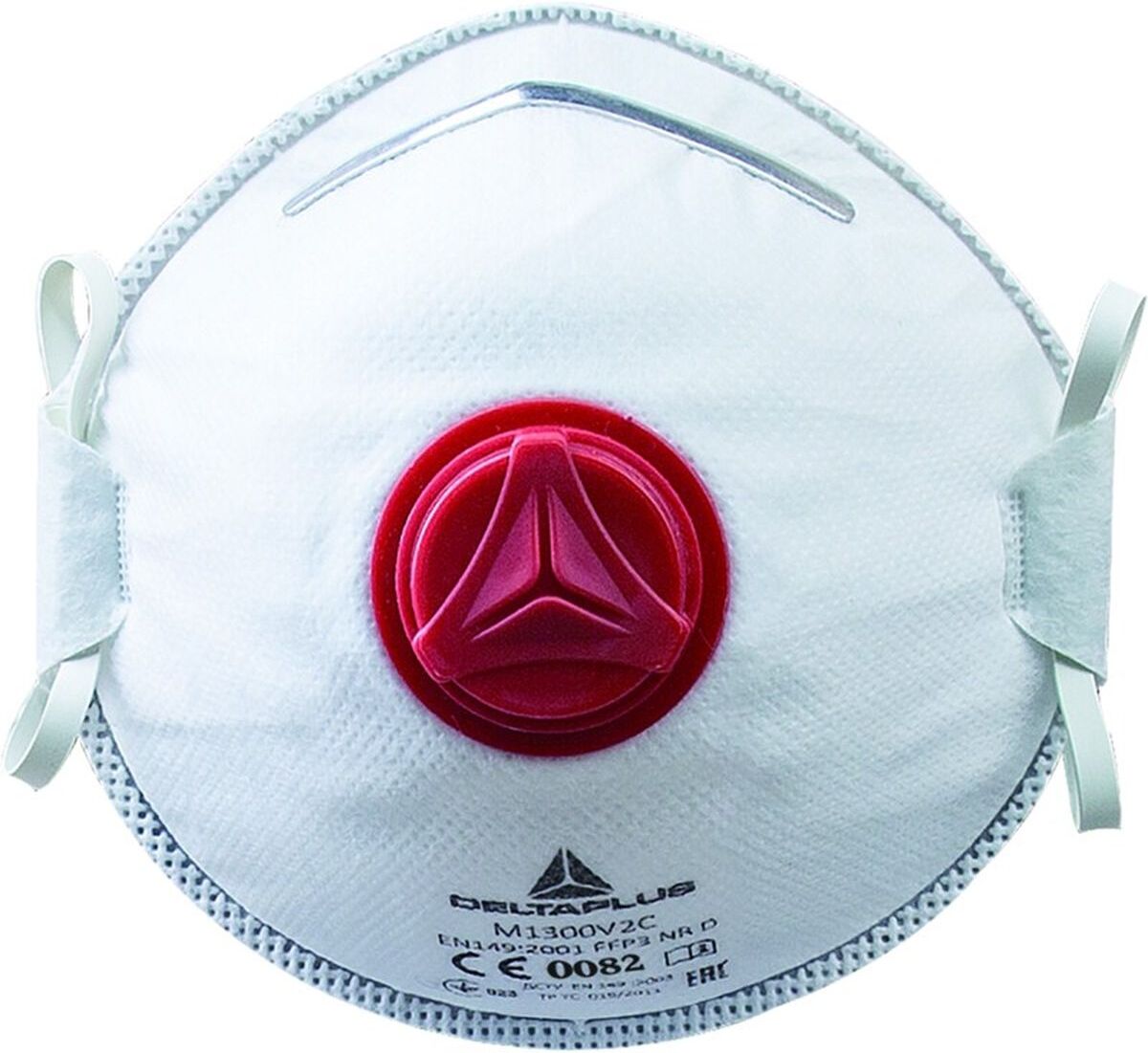 Maschera antipolvere Delta Plus FFP3 con valvola, 10 pezzi