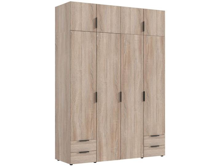 Kleiderschrank Modu eiche Holzwerkstoff B 160 cm