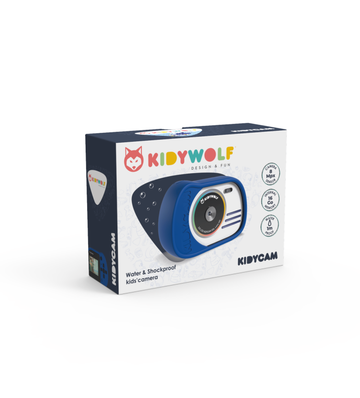 Kidycam Appareil photo étanche bleu - Nespart
