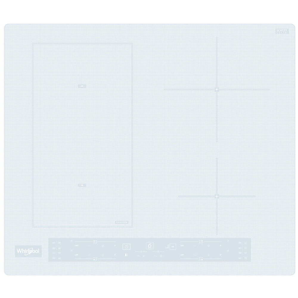 Whirlpool WL B4560 NE/W Inductiekookplaat met 4 zones, Wit, 59 cm