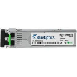 BlueOptics Kompatibler Cisco GLC-ZX-SMD-160 BO05C156E0D SFP Transceiver, LC-Duplex, 1000BASE-ZX, Singlemode Fi, Transceiver, Silber