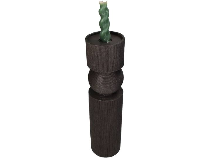 Kerzenhalter Kaars braun Beton H 35.3 cm 1 - Kerzenhalter