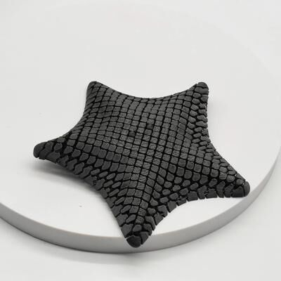 Multisell Products Hub Ocean Themed Movable Joints Starfish Desk Toy Ornament, Kawaii Room Decor Gift black