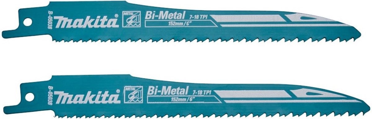 Makita Reciprozaagblad 132 mm Staal/Universeel B-05038-2