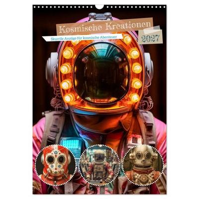 Kosmische Kreationen (Wandkalender 2027 DIN A3 hoch), CALVENDO Monatskalender
