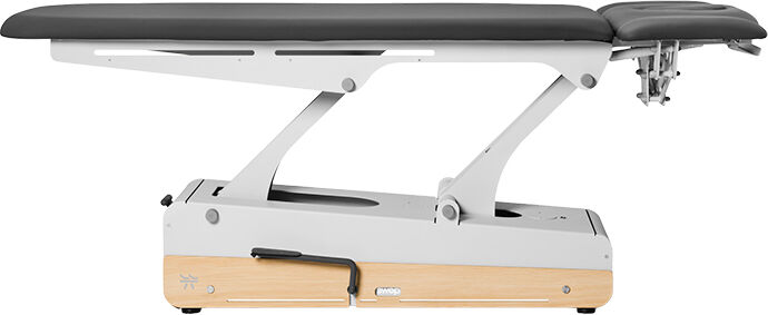 Marquesa Hidráulica de Fisioterapia Swop 4 Pró Hydro: quatro corpos, Altura Ajustable 48-88 cm, carga máxima 200 kg, Estofado sem Costuras e Rodas 360°