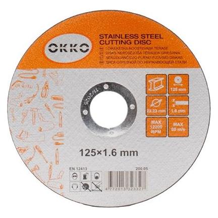 Okko CUTTING DISCS 125X1.6 (36516384)