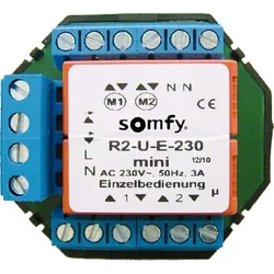 Somfy Trennrelais Unterputz für zwei Antriebe TR2-U-E-230 mini