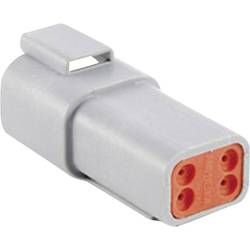 Amphenol AT04 4P Rundstecker Stecker, gerade Gesamtpolzahl: 4 Serie (Rundsteckverbinder): AT 1 St.