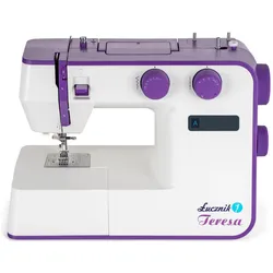 Łucznik Bogenschütze GEHT. TERESA ZUM NÄHEN, Nähmaschine, Violett, Weiss