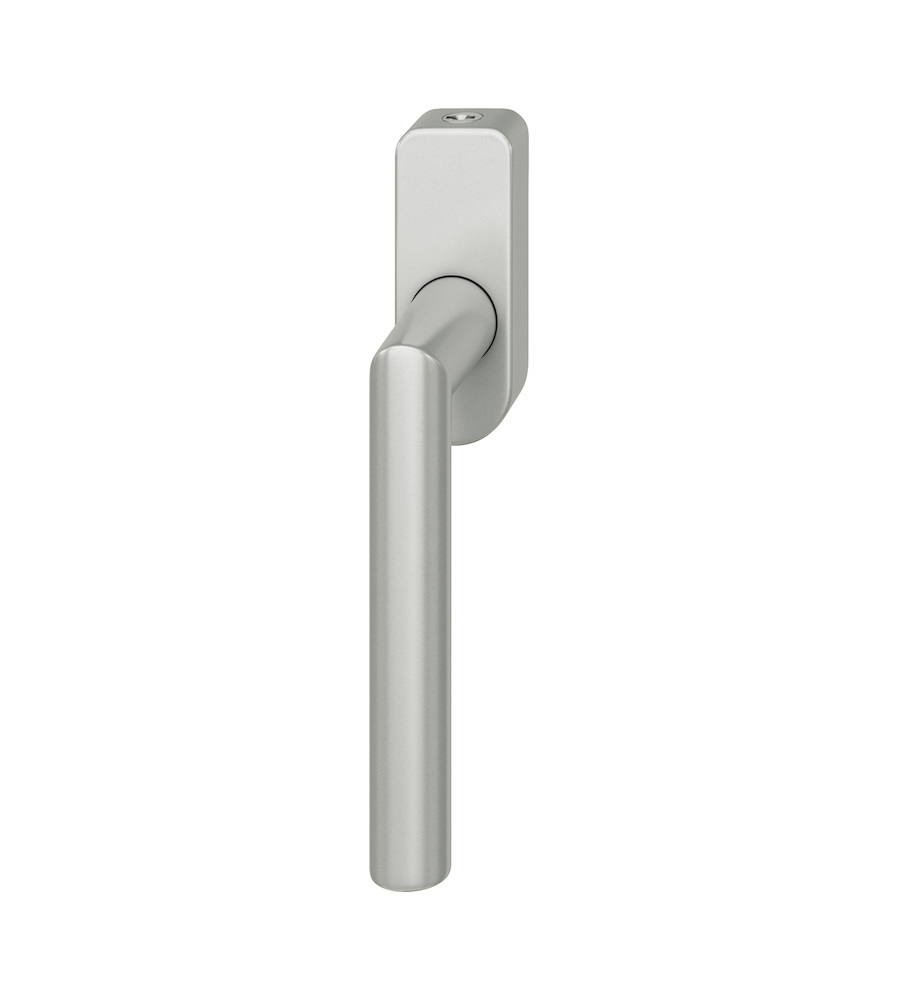 FSB Fenstergriff 34 1076, abschließbar, oval,Vierkant 7/38, gleichschließend, naturfarben eloxiert 0 34 1076 17071 0105