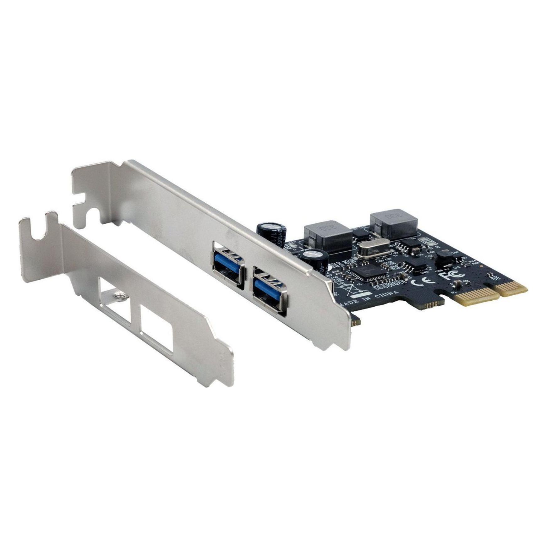 Exsys GmbH USB 3.2 Gen 1 PCIe Karte mit 2 Ports, 3A (Renesas) (EX-11192)