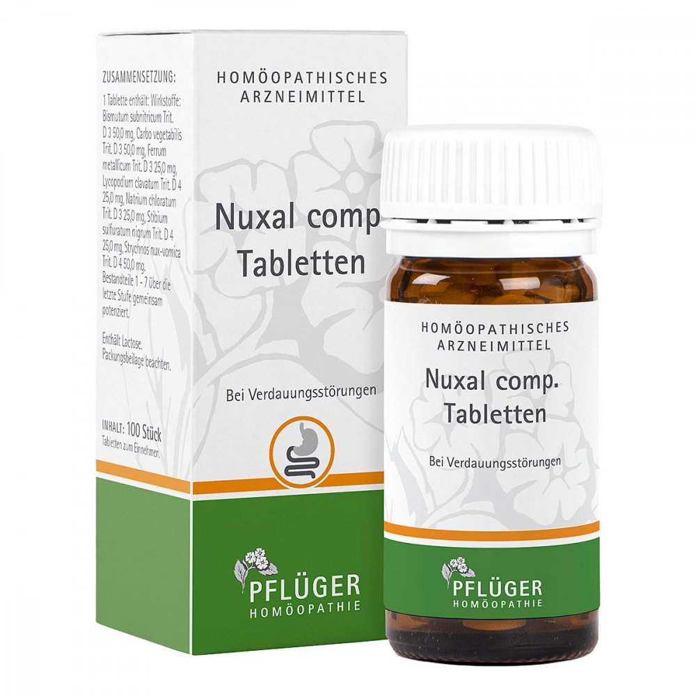 Homöopathisches Laboratorium Alexander Pflüger Gmb Nuxal compositus Tabletten 02888254