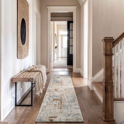 World Rug Gallery Multi-Tonal Abstract Area Rug