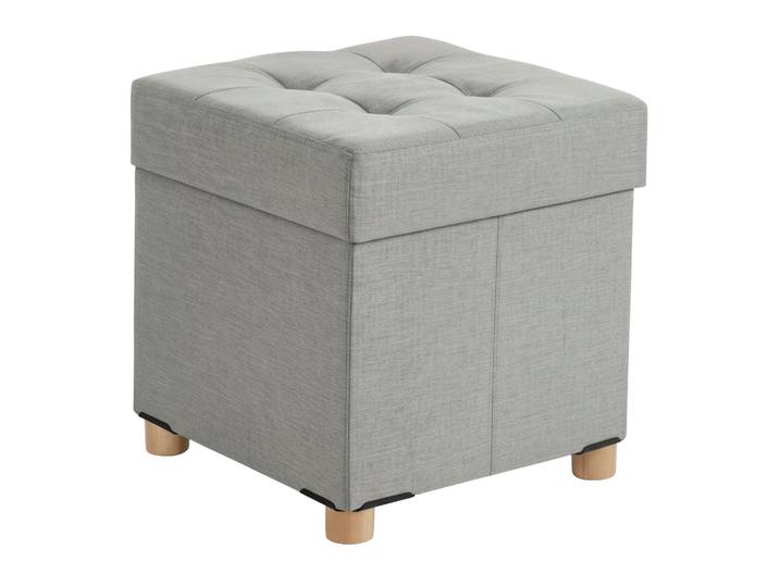 Hocker mit Stauraum Grau