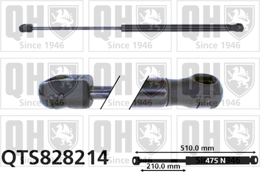Vérin De Coffre Quinton Hazell Qts828214