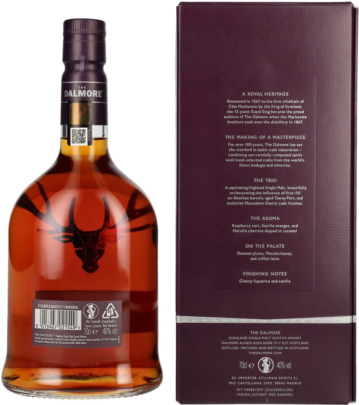 The Dalmore THE TRIO Highland Single Malt Scotch Whisky 40% Vol. 0,7l in Geschenkbox