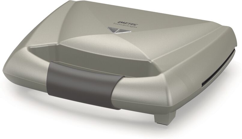 Imetec Tostiera 800W Piastre Xlchampagne