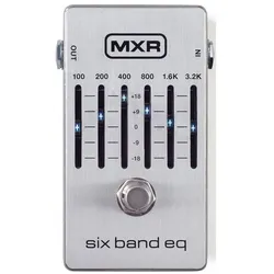 Mxr M109S Six Band EQ equalizer effectpedaal (Gitarre), Effektpedal, Grau