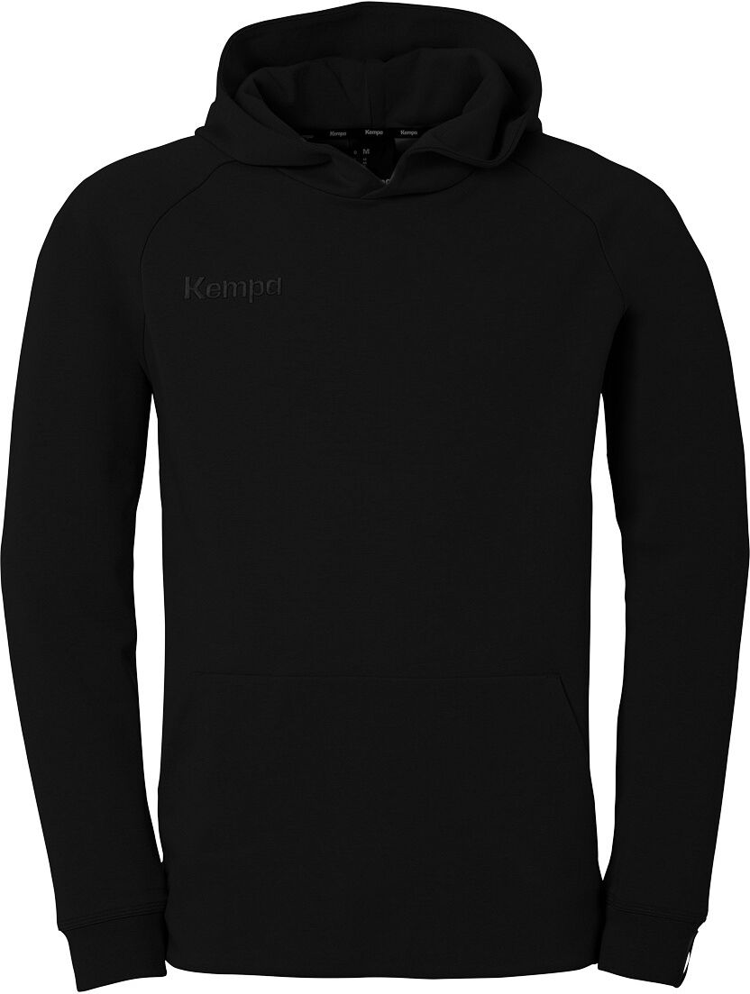 Kapuzenpullover KEMPA "Kapuzenpullover STMNT", Herren, Gr. 3XL, schwarz, Obermaterial: 72% Baumwolle CO(Bio). 28% Polyester Pol. recyc.., Pullover Kapuzenpullover