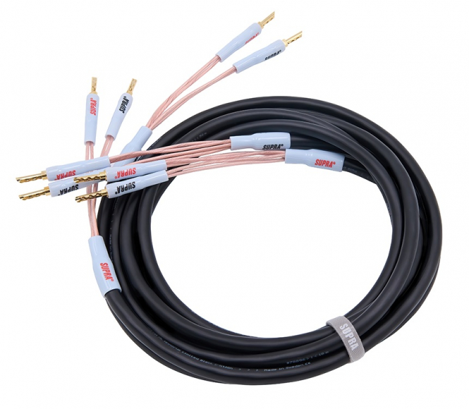 Supra Cables Supra Cables XL Annorum 2 x 3.2 CombiCon Crimp Black - 2m