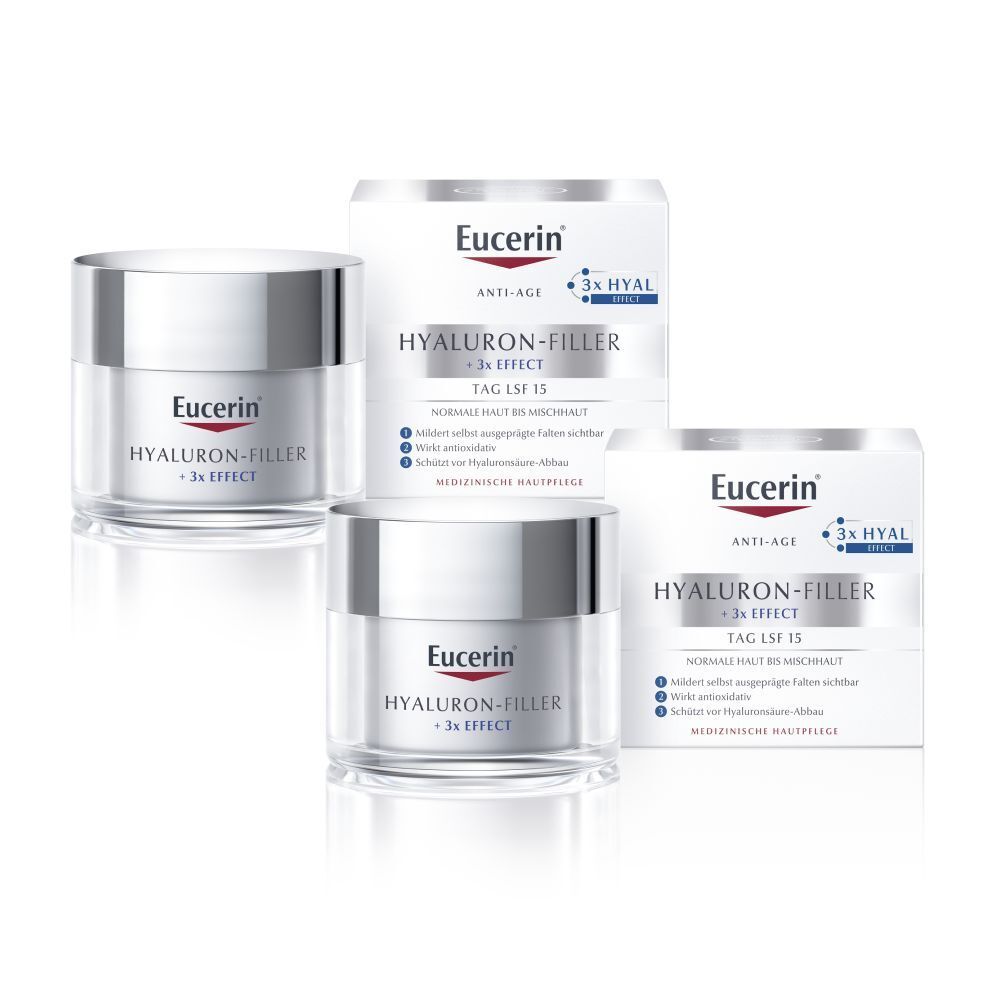 Eucerin Hyaluron-Filler Tagespflege Doppelpack 2x50 ml Tagescreme