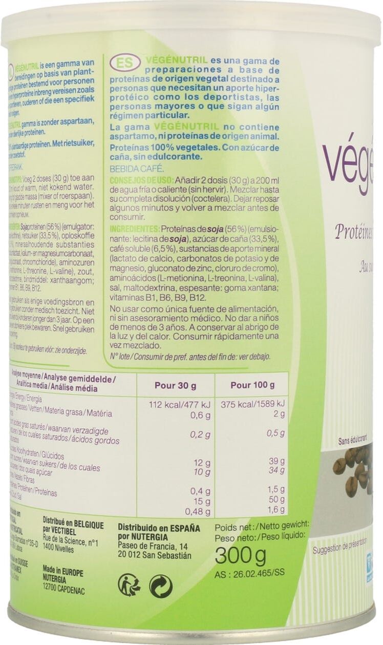 NUTERGIA Vegenutril Café 300g