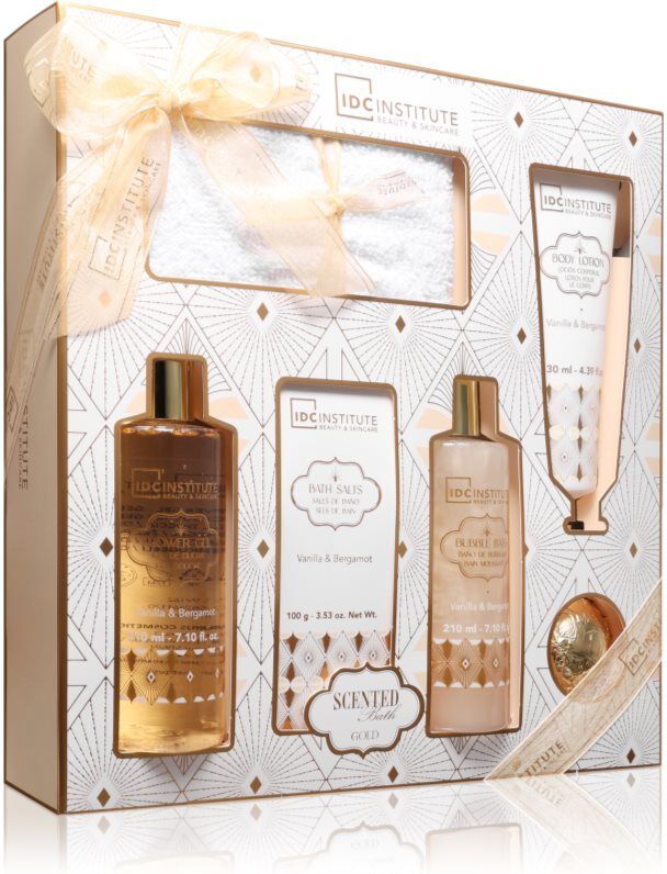 IDC Institute Scented Bath Gold coffret cadeau pour femme