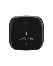 UbiQuiti U Fiber WiFi 6 4-Port GPON Router mit Wi-Fi 2x2 hocheffizientes 6 2,4-GHz-Band 2x2 MIMO einer Datenübertragung von 300 Mbit/s 5-GHz-Band MU-MIMO und OFDMA 1,2 Gbit/s Datenrate 2,4 max. Downstream Upstream Baut GPON-Verbindungen bis zu 20 km auf L (UF-WIFI6)