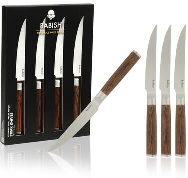"Babish High-Carbon 1.4116 German Steel 4 Pack 5"" Steak Knife Set"