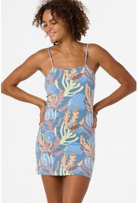 O'Neill s Cecilia Geo Mini Dress in Captain's Blue, Size Small, Elastane