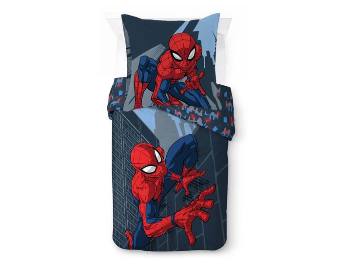 Marvel Spiderman Kinderbettwäsche-Set City Streets