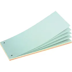 herlitz Trennstreifen im Block VE=30x40 Stück farbig sortiert