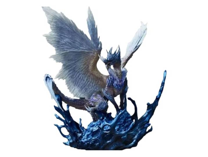 LOLOTOO Velkhana PVC Figur 31cm, Monster Hunter Sammlermodell Statue, Spiel Charakter Desktop Display Ornament Geschenk