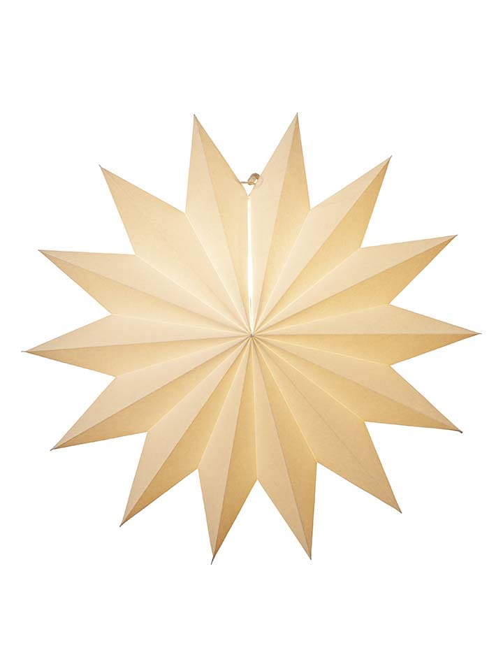 STAR Trading Papierstern "Plain" in Weiß - Ø 60 cm - onesize