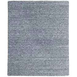 Uni-Teppich 170 x 240 cm Wolle Grau Charcoal