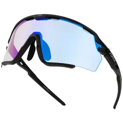 Force Cyclone Brille schwarz/blau photochromatisches Glas