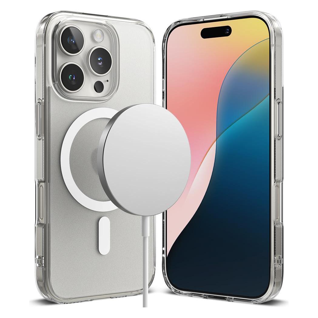 Ringke - Fusion MagSafe - iPhone 16 Pro - Matte Clear (Apple iPhone 16 Pro) (56360599)