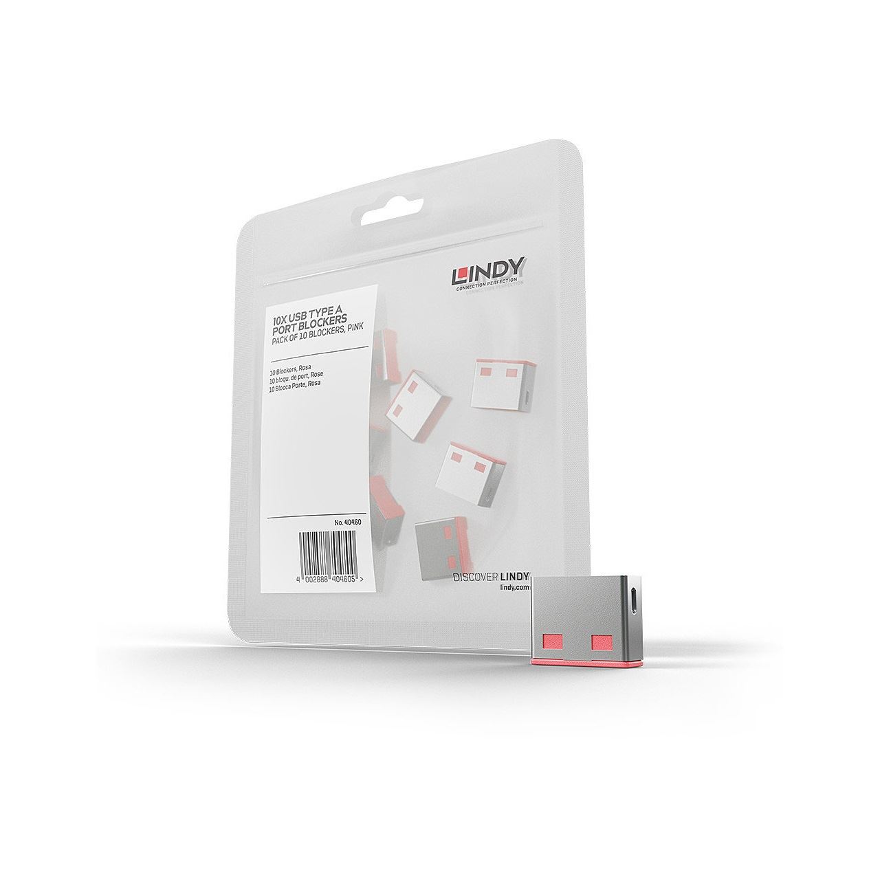 Lindy 10 USB Portschlösser ROT Erweiterungskit für 40450