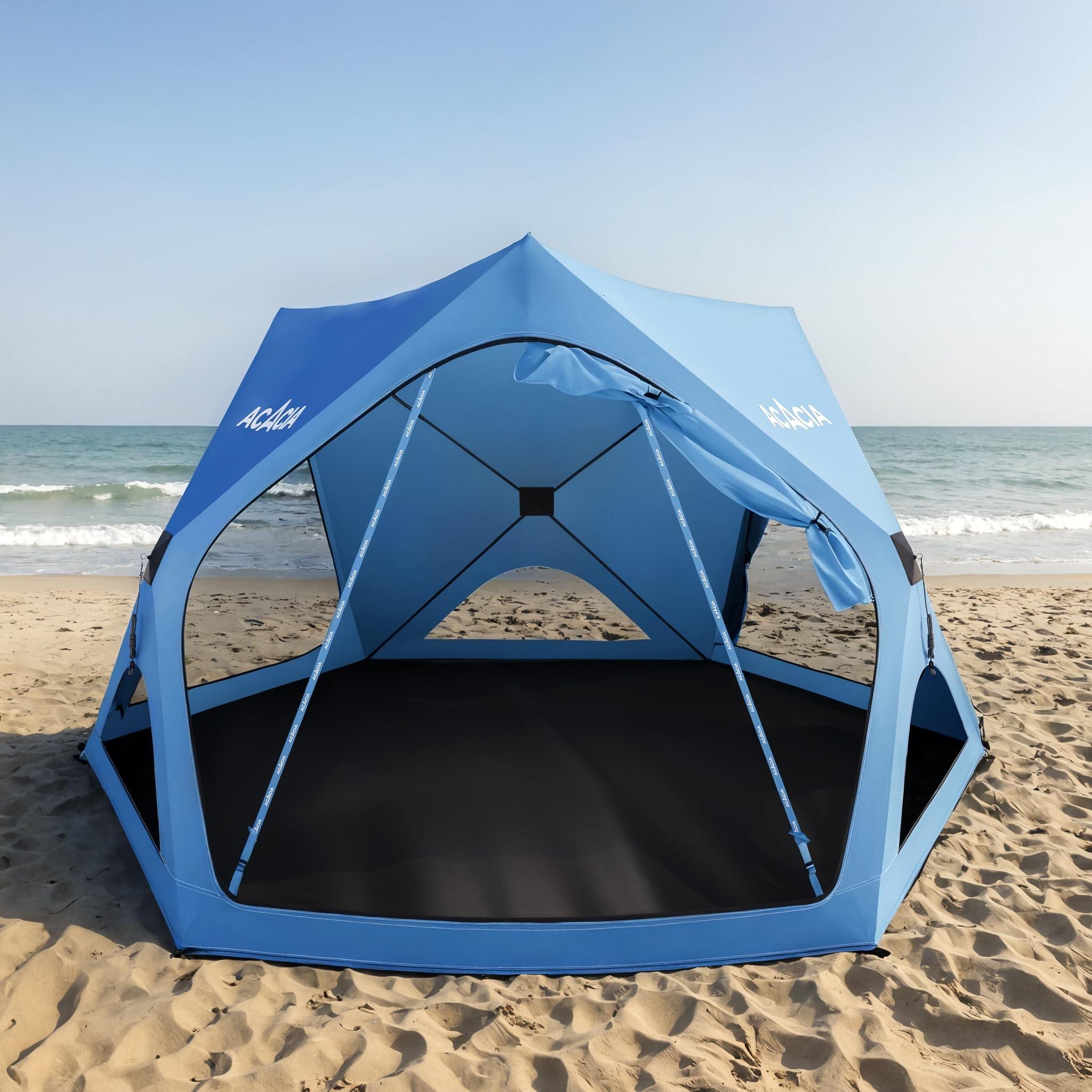Pop-up Campingzelt mit 8 Fenstern