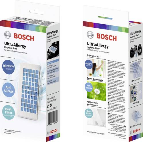 Bosch UltraAllergy Hygienefilter für Staubsauger BGL8,BGB8,BGL7BGB7,BSGL5,BGL5S BBZ154UF Filter-Austausch-Kit