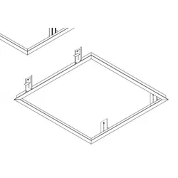 Siteco Deckeneinbaurahmen 638mmx638mm